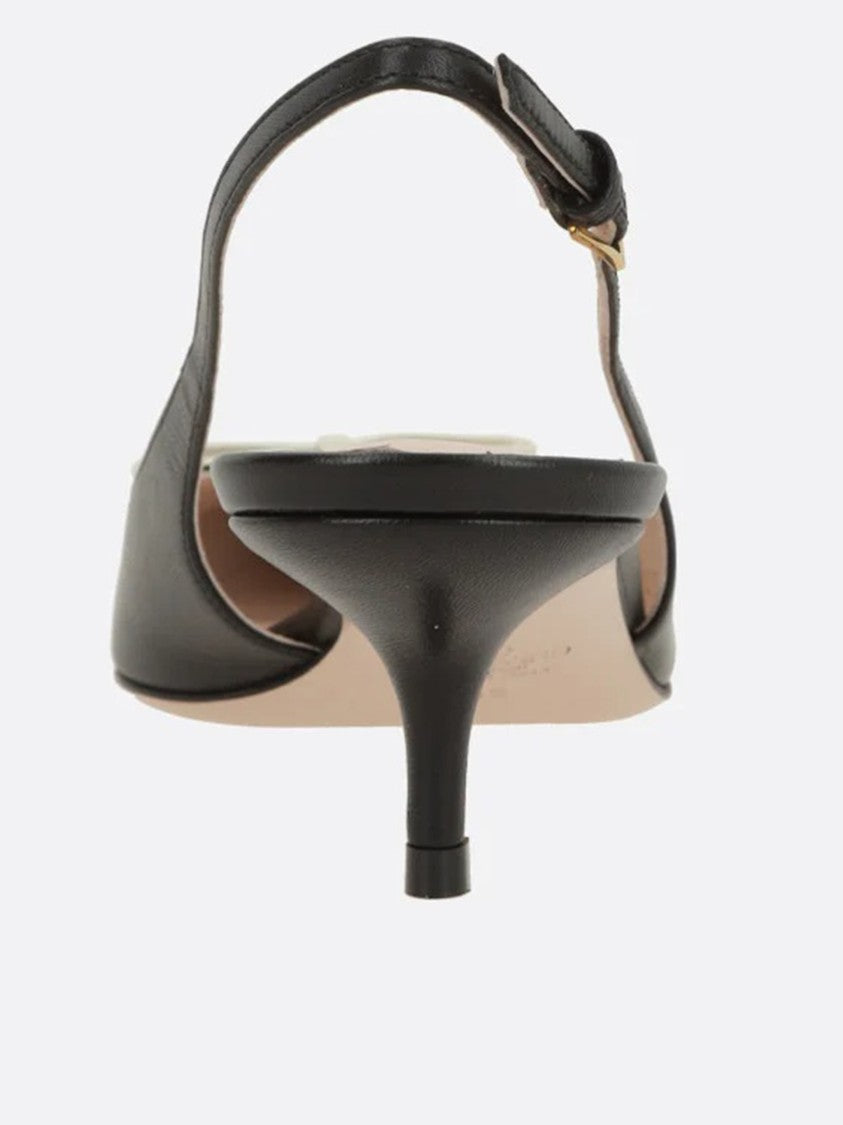 Valentino Black Pointed Toe Patent Leather Decolletes