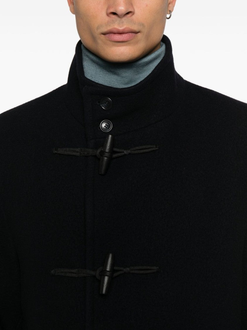 Tagliatore Tailored Blue Coat With Structured Silhouette And Timeless Appeal