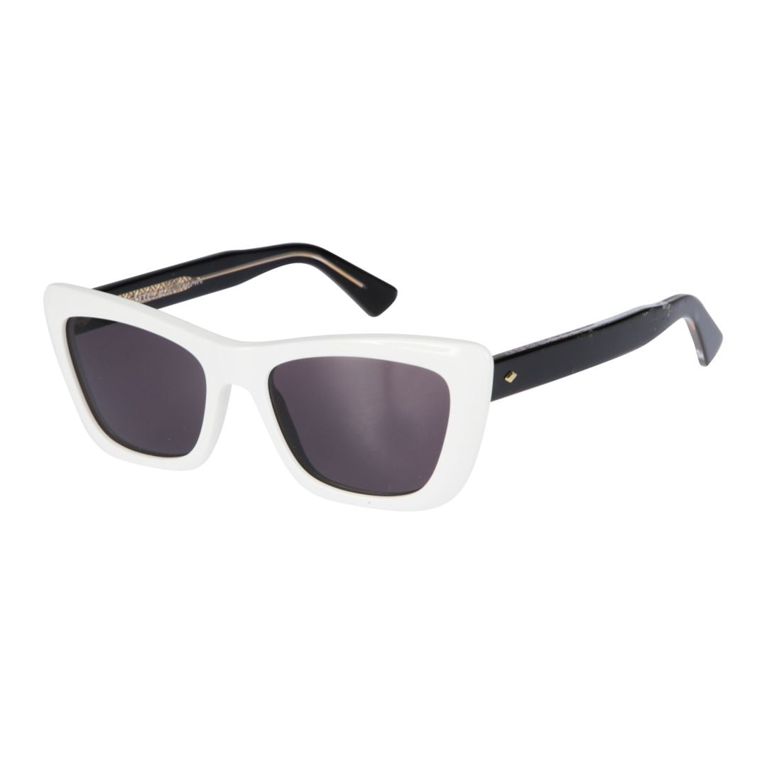 Kador Lolita/K-S Bold Rectangular Frame Sunglasses With Glossy Finish