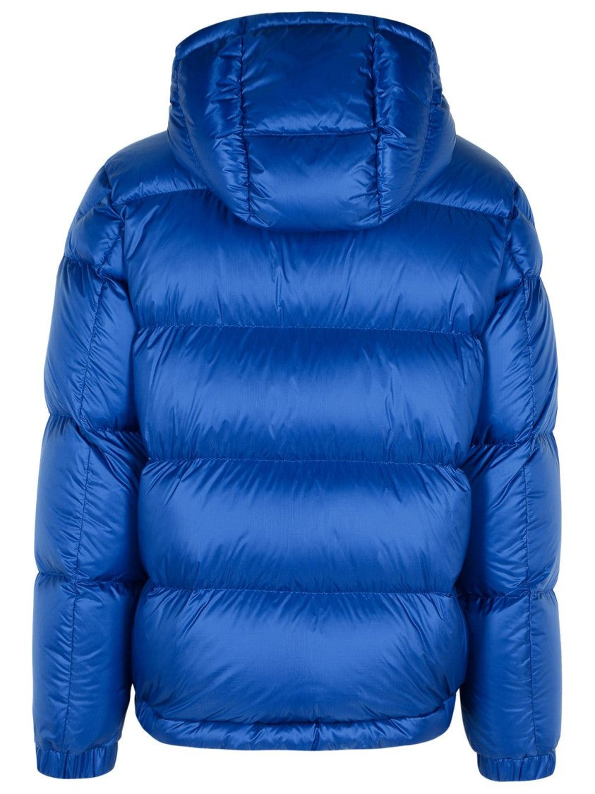 Moncler Rivau' Blue Polyamide Down Jacket