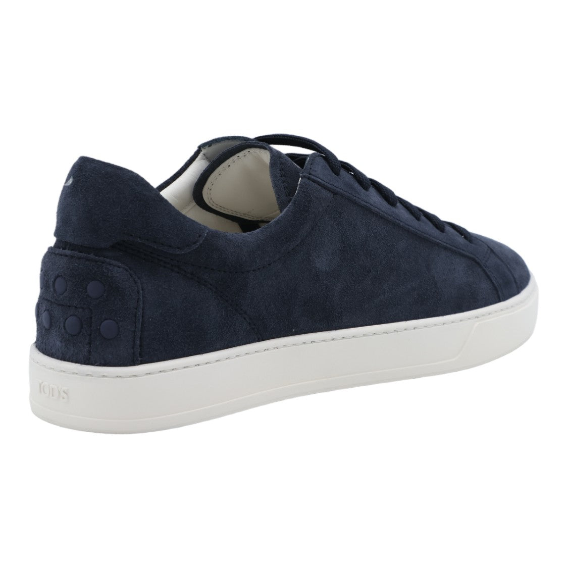 Tod's Low-Top Suede Sneakers With Contrasting Rubber Sole