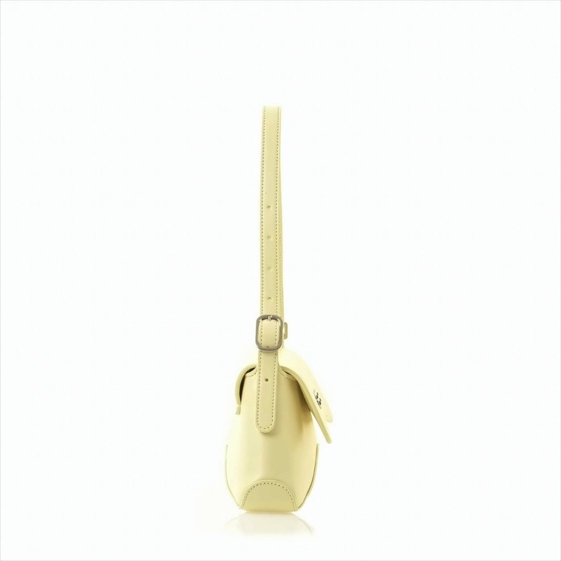 Balenciaga Structured Flap Bag With Aged-Silver Hardware