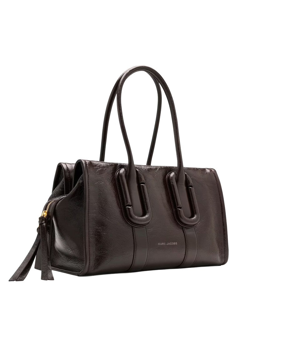 Marc Jacobs Bebe City Tote Textured Leather Double Zip Tote Bag