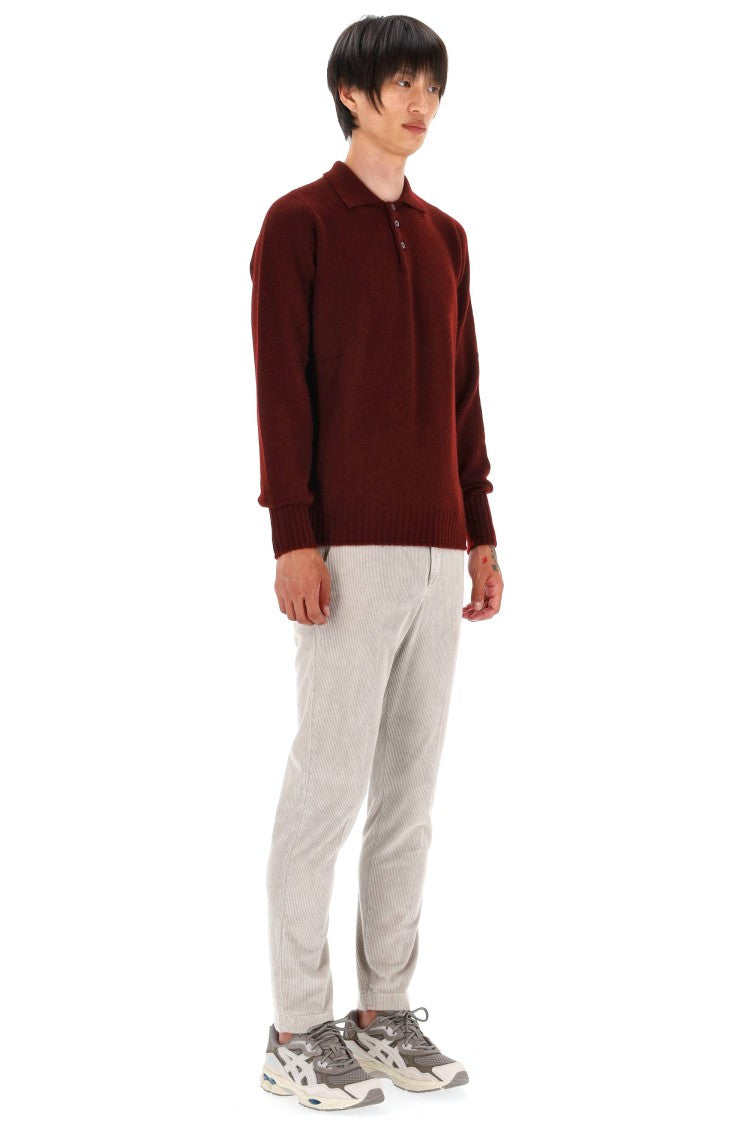 Drumohr Lambswool Knit Polo-Shirt