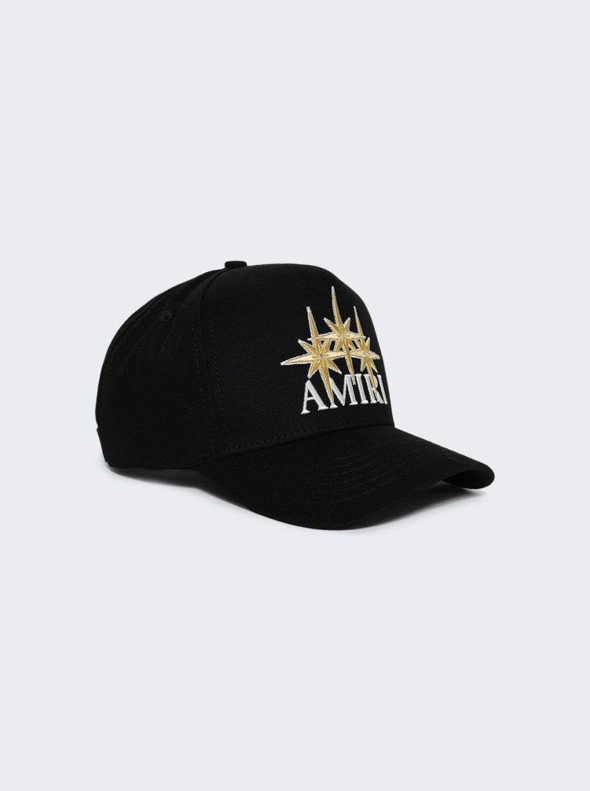 Amiri Starburst Canvas Hat Black