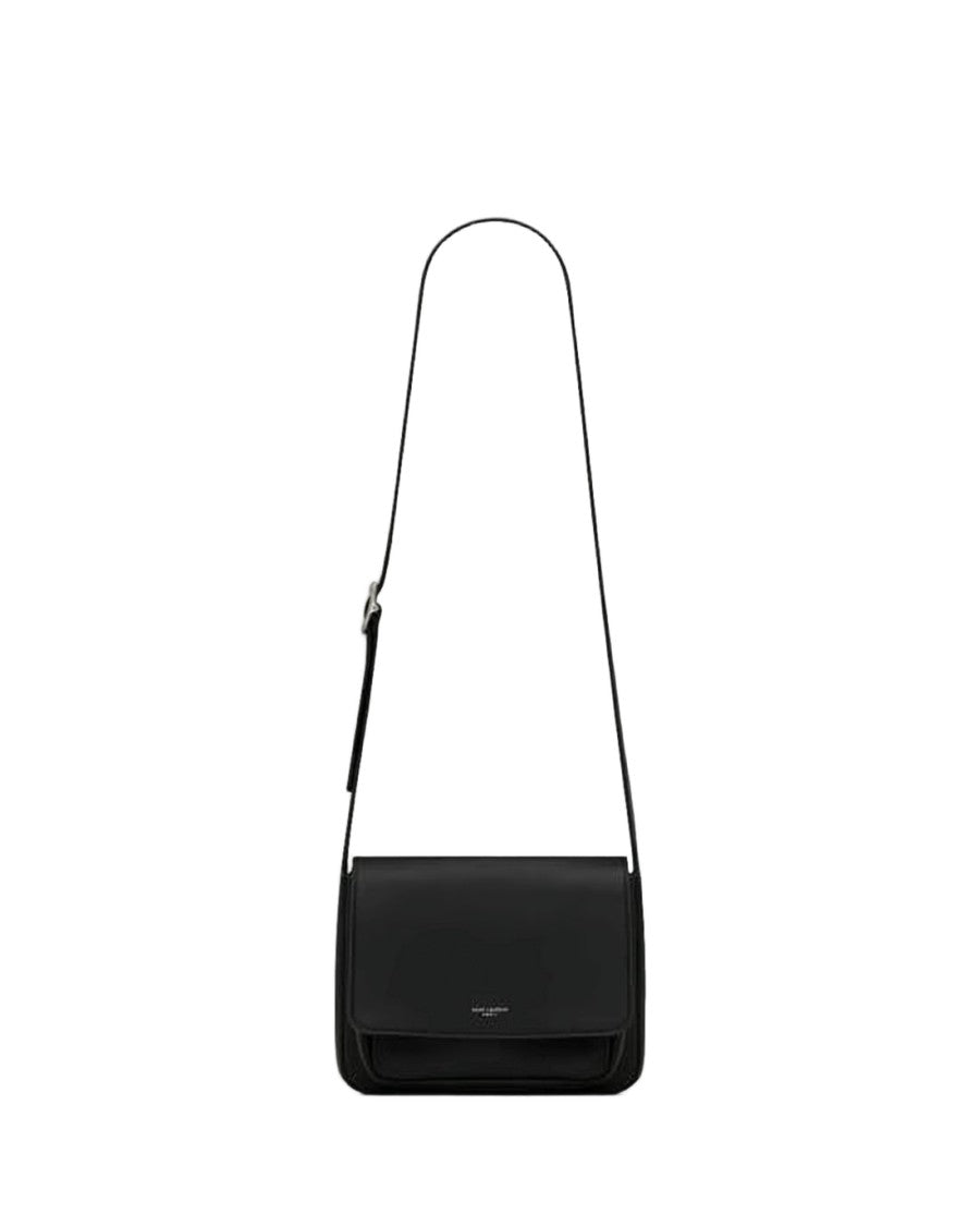 Saint Laurent Rectangular Calf Leather Crossbody Bag