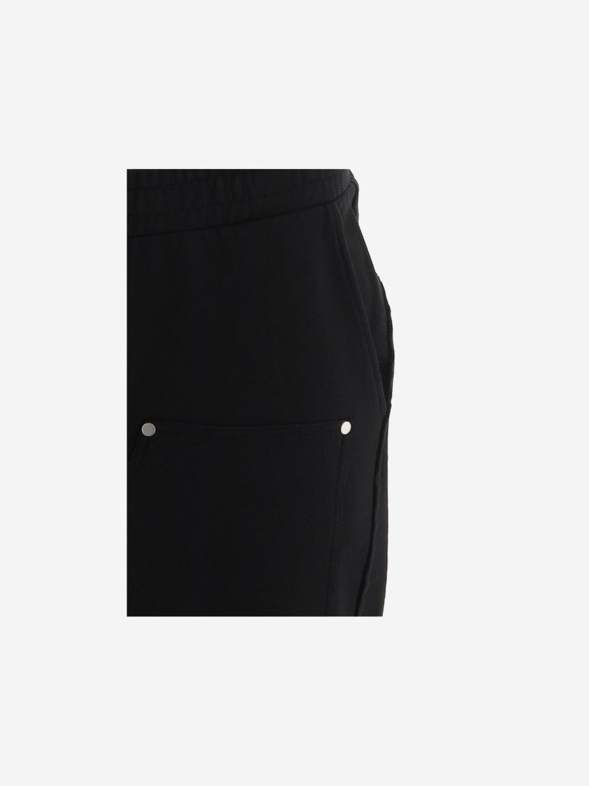 44 Label Group Minimalist Black Cotton Shorts