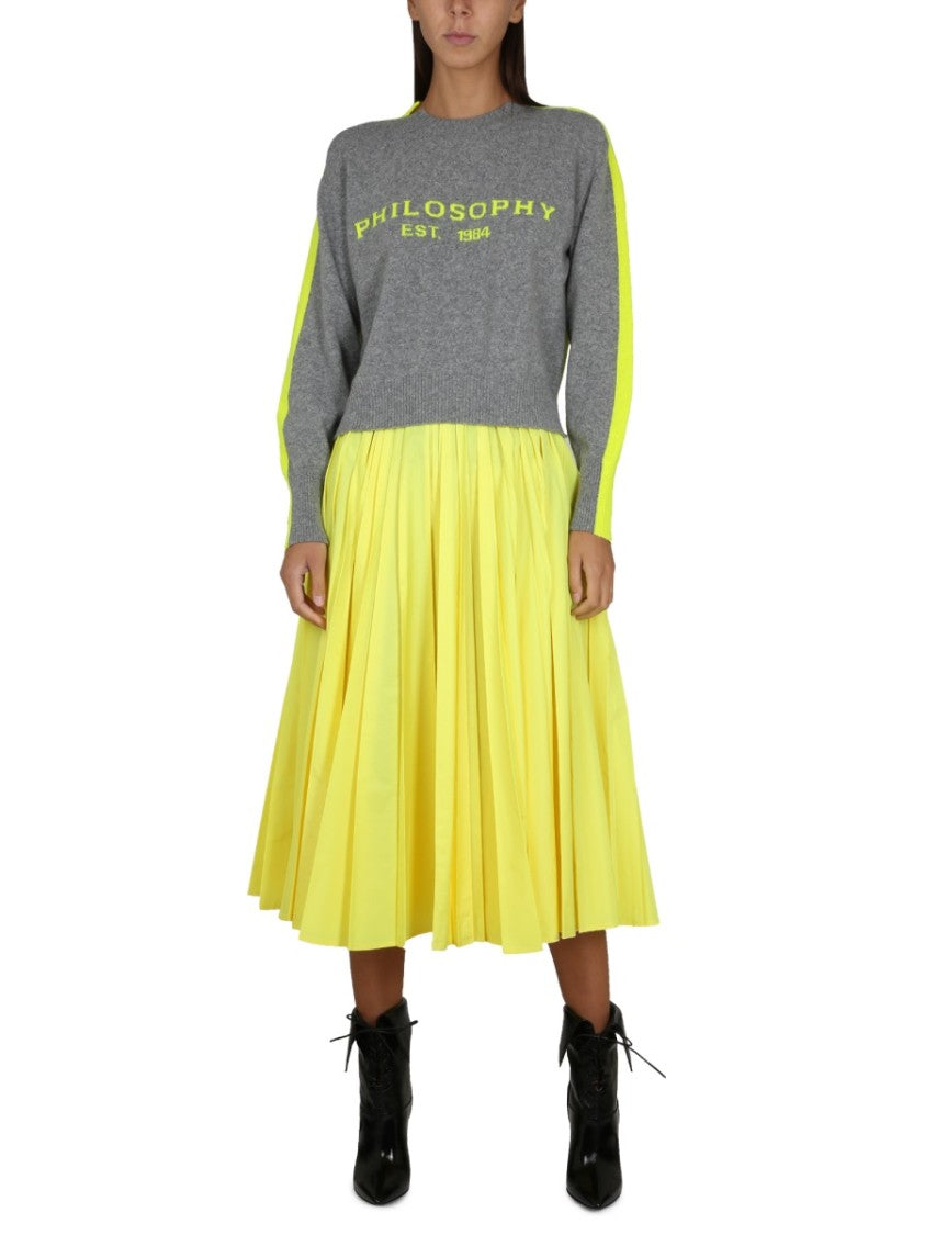 Philosophy Di Lorenzo Serafini Taffeta Skirt