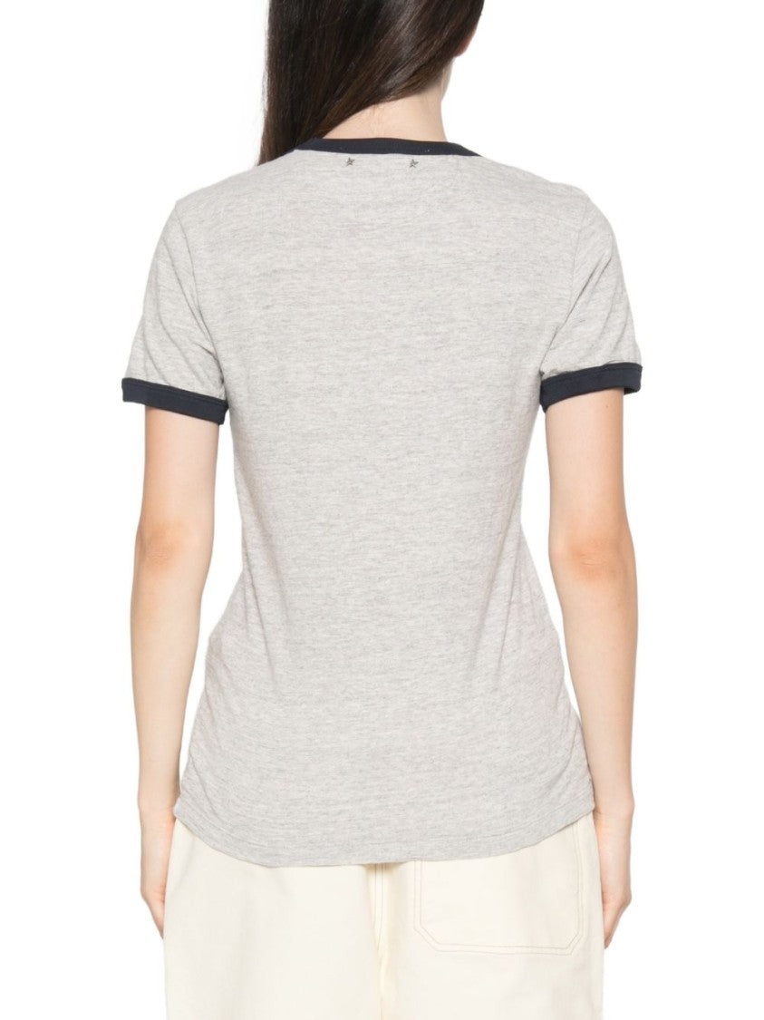 Golden Goose Heather Grey Vintage Graphic T-Shirt