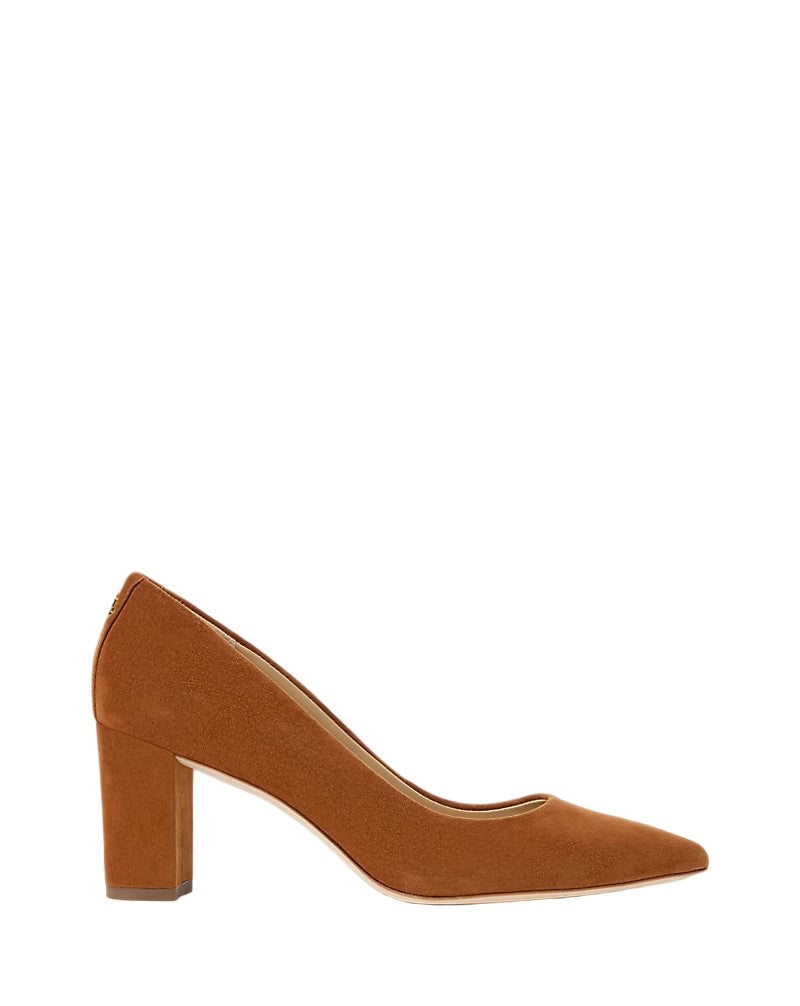 Lauren Ralph Lauren Refined Closed-Toe Pumps In High-Quality Suede Leather