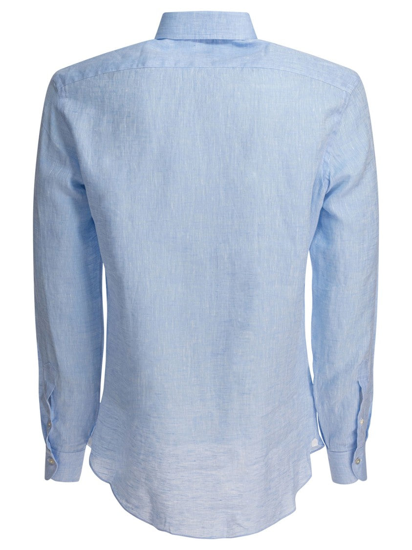 Borriello Light Blue Linen Shirt