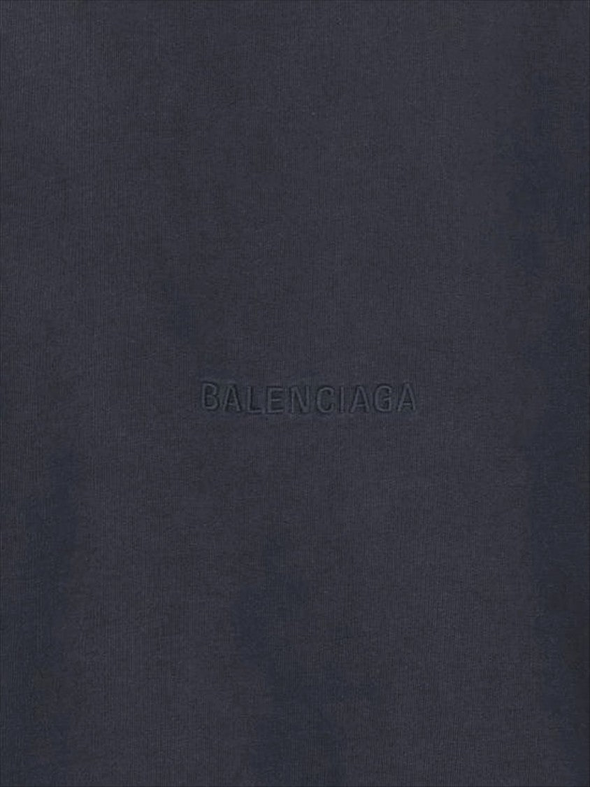 Balenciaga Relaxed-Fit Black Hoodie