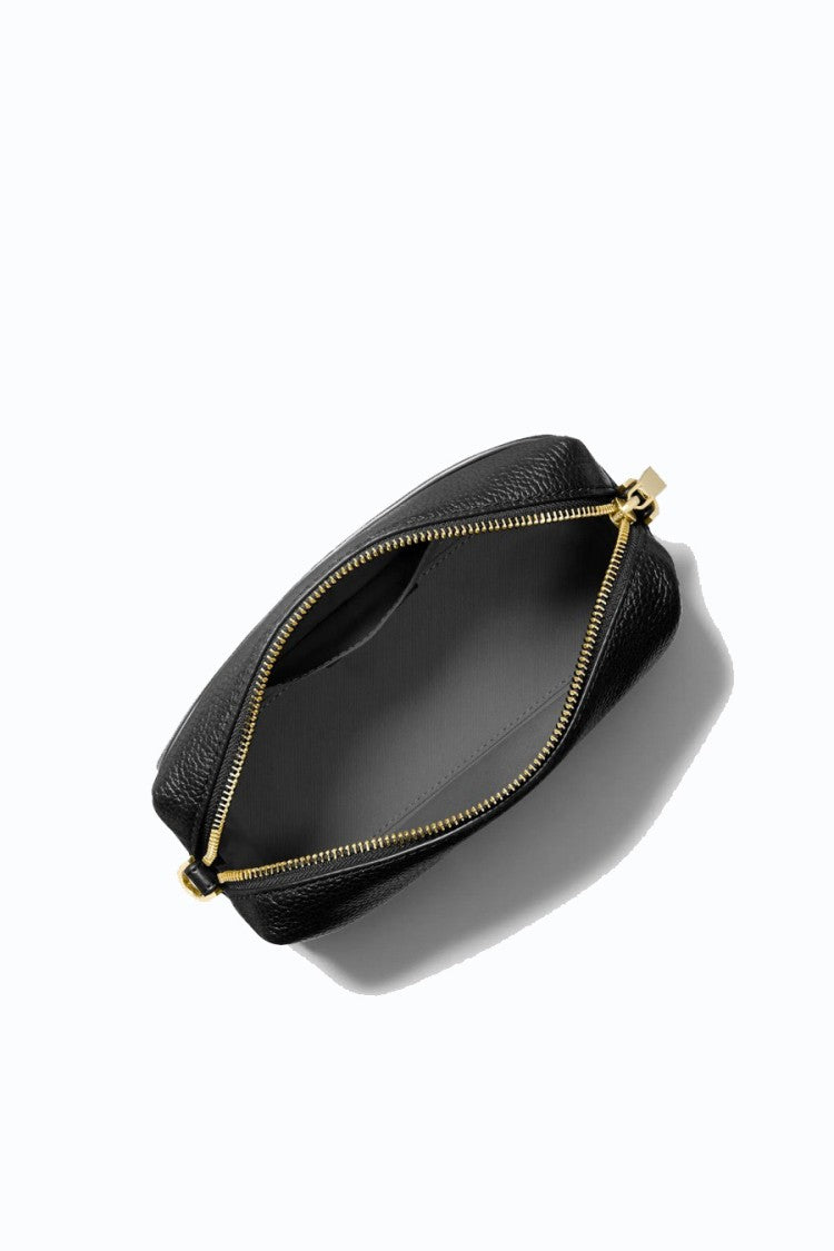 Michael Kors Black Pebbled Leather Shoulder Bag