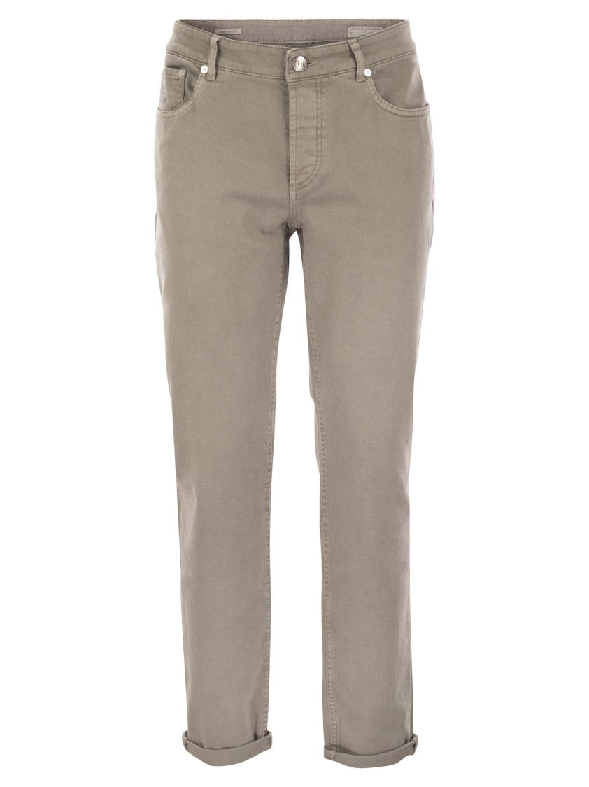 Brunello Cucinelli Five-Pocket Traditional Fit Trousers
