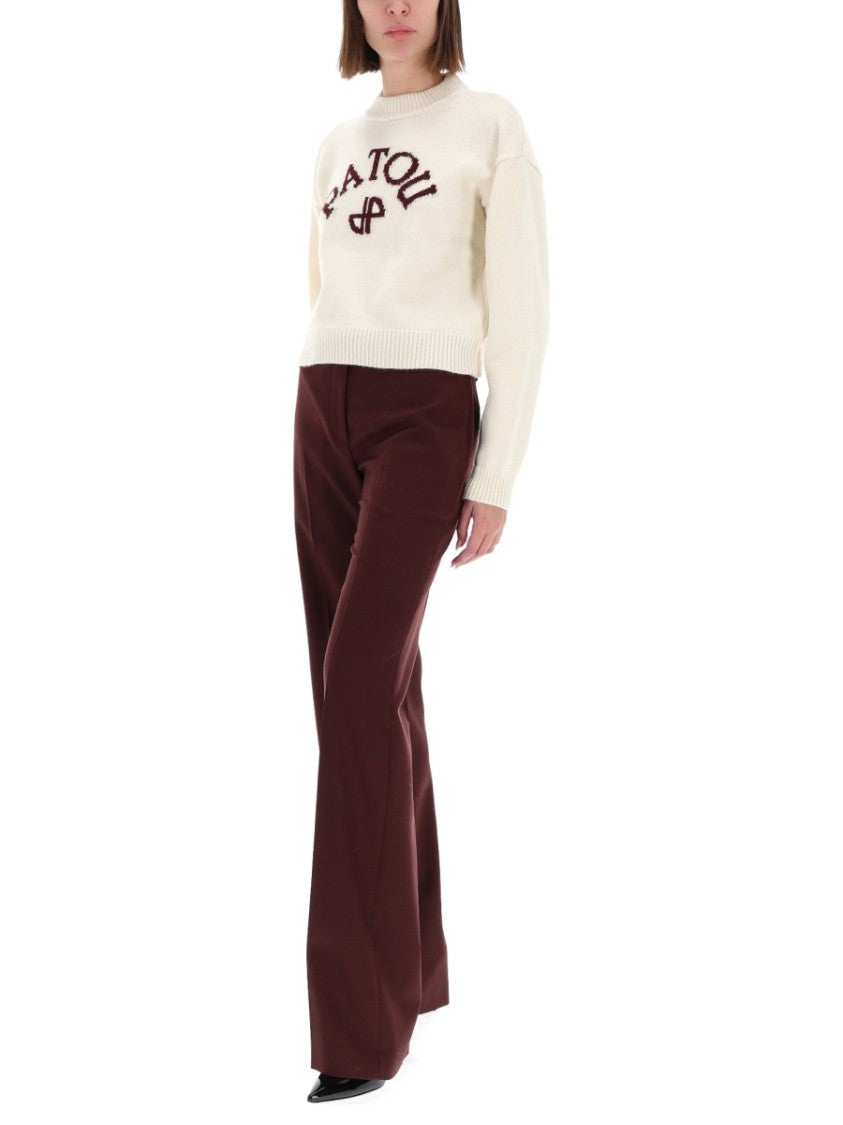 Patou Relaxed Monogram Jp Jersey Sweater
