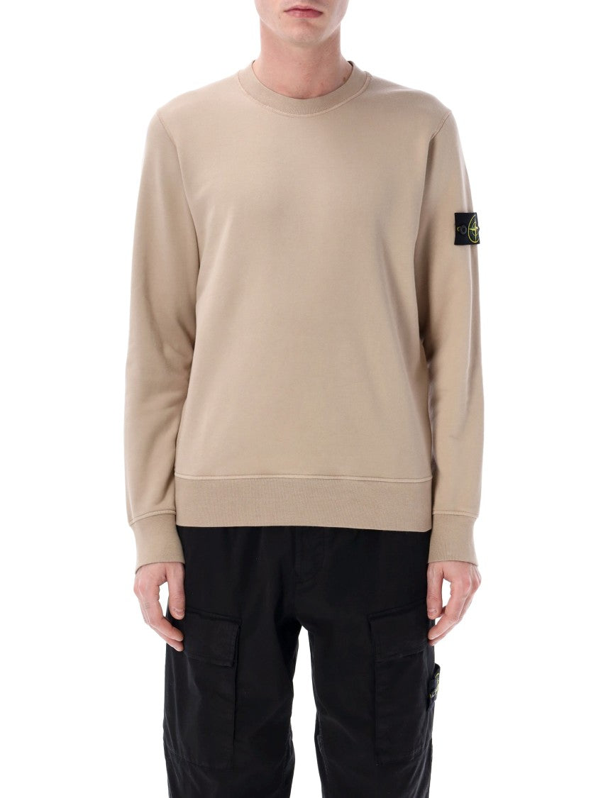 Stone Island Organic Cotton Crewneck Sweatshirt