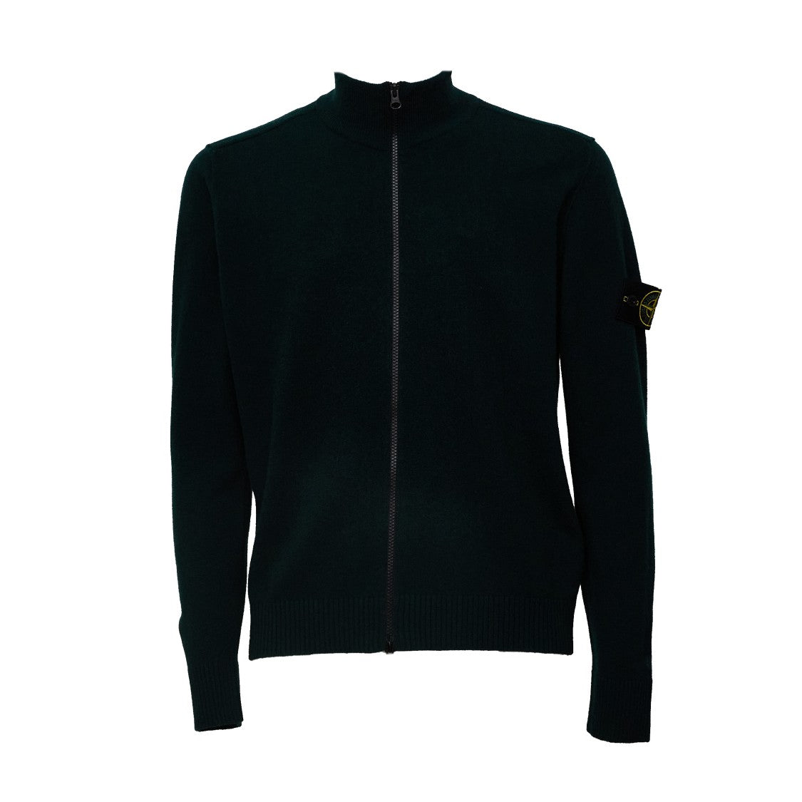 Stone Island High Collar Zip Cardigan