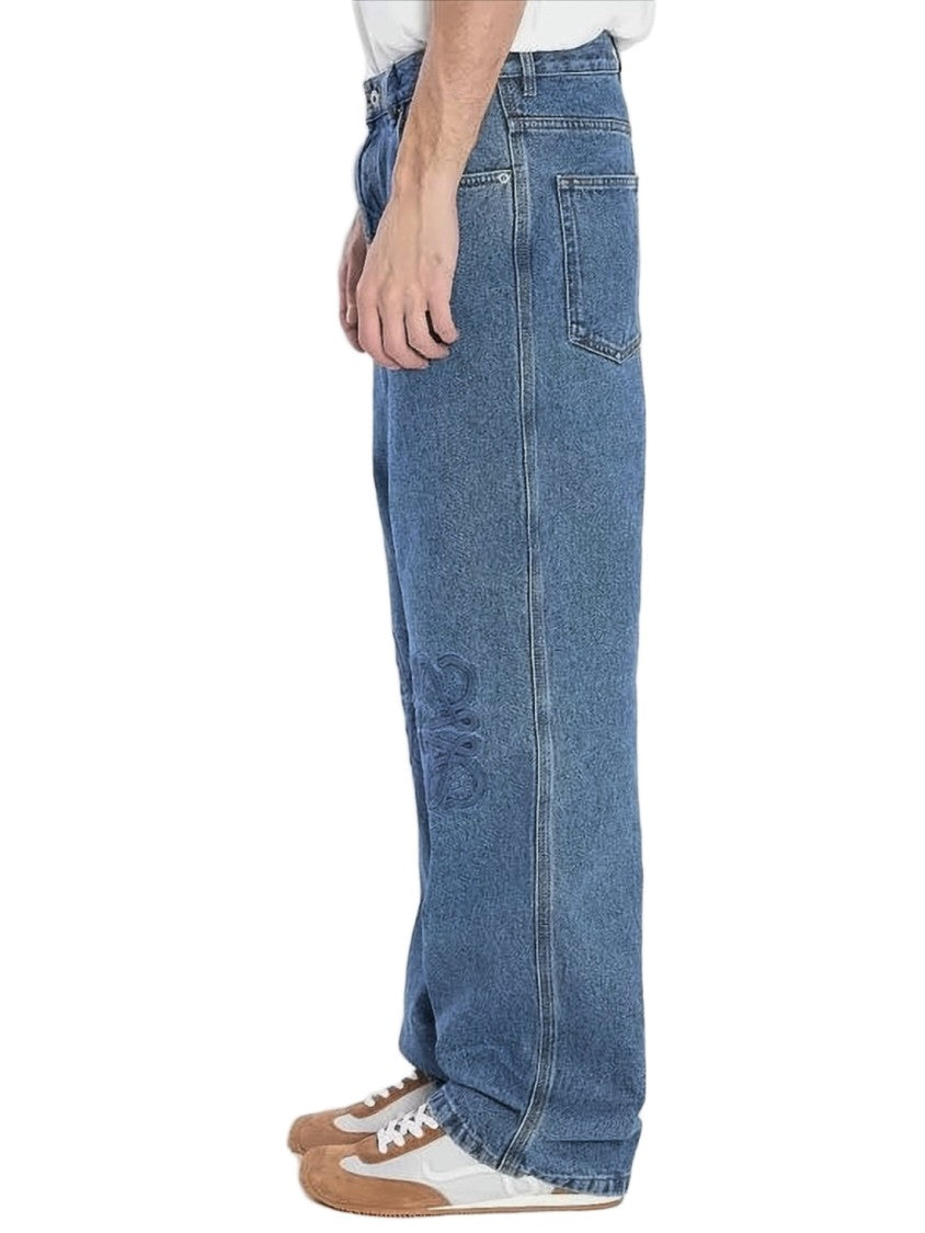 Loewe Relaxed Fit Blue Denim Pants
