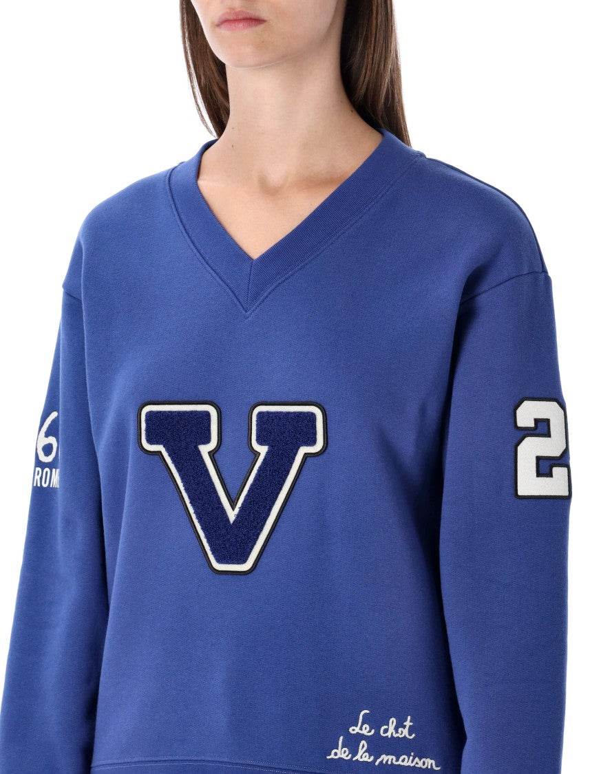 Valentino Garavani Valentino Cotton Varsity Sweatshirt