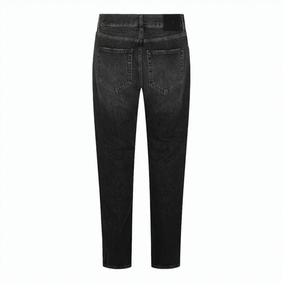Pt Torino Washed Black Five-Pocket Denim Pants With Classic Fit