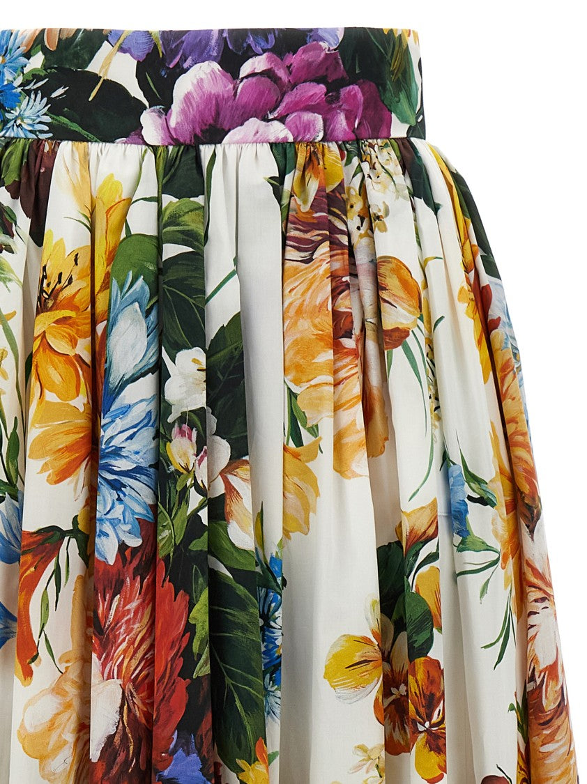 Dolce & Gabbana Bouquet' Print Skirt