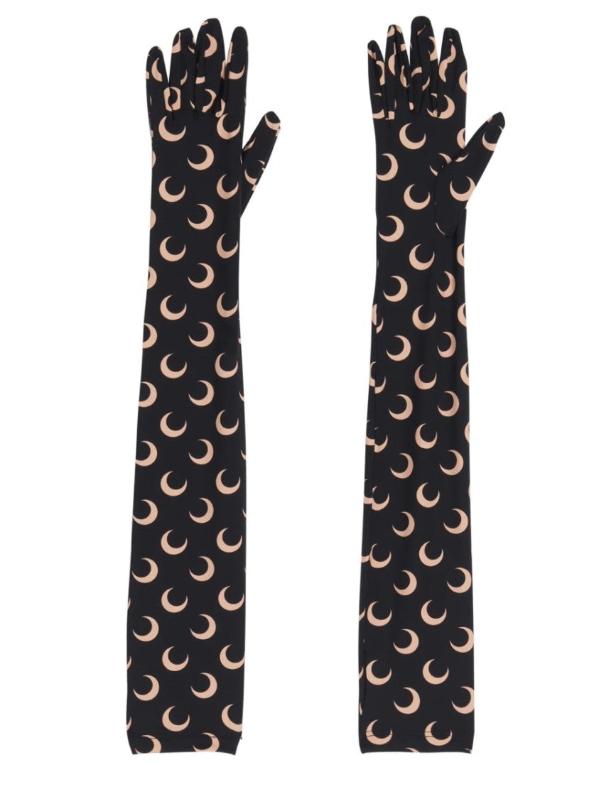 Marine Serre Moon Polyamide Crescent Gloves