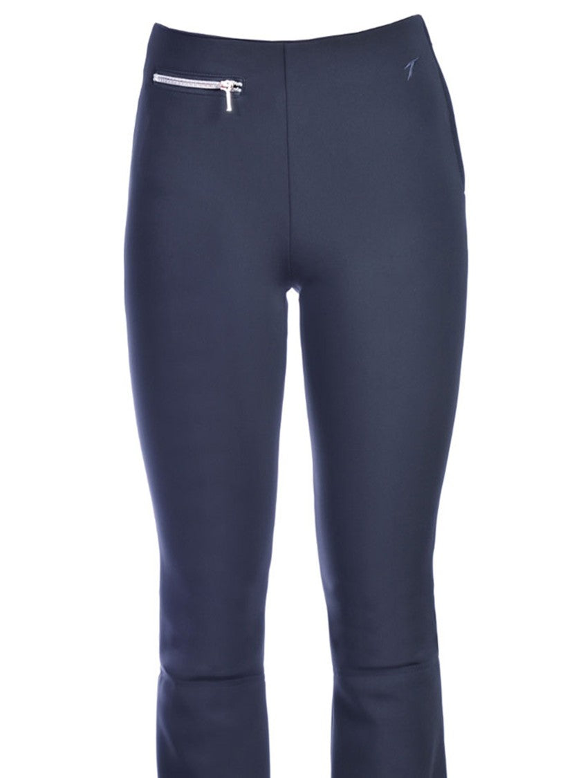 Roberta Tonini Ambra Panski Flared Blue Pants