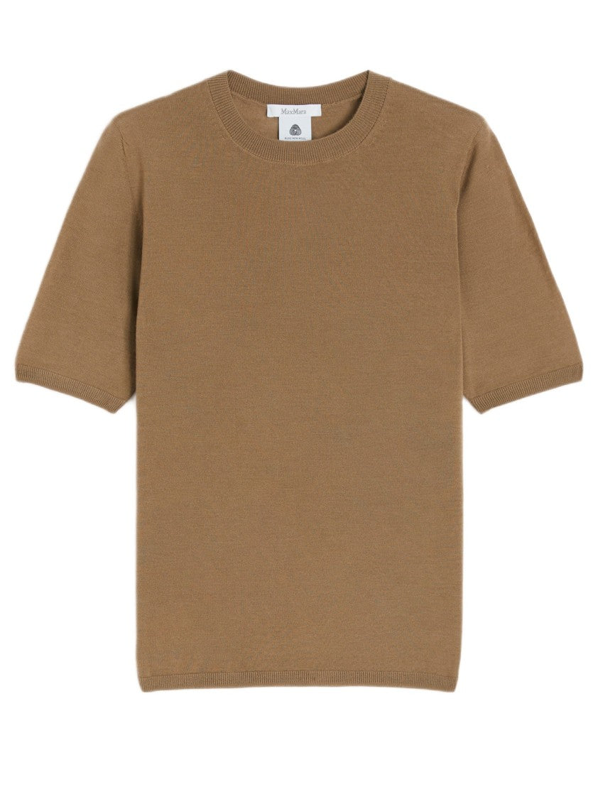 Max Mara Slim Fit Brown Sweater