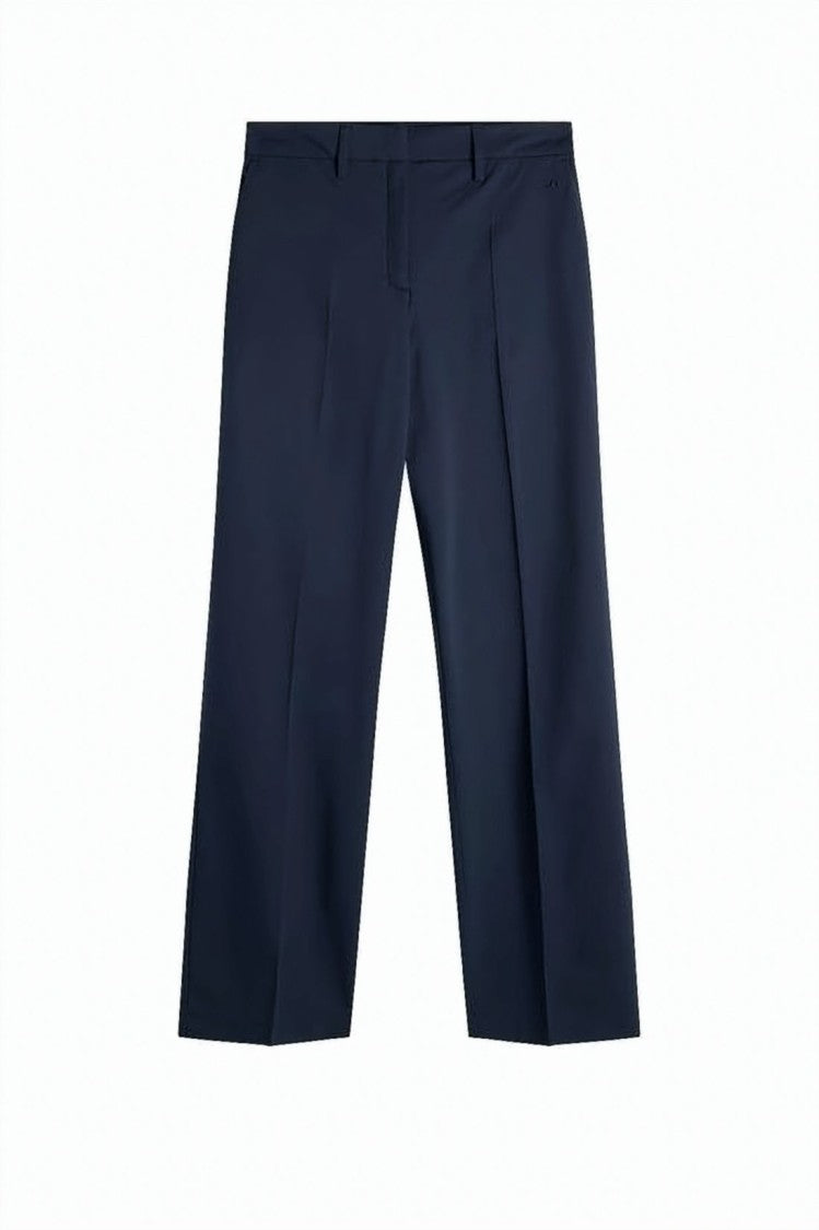 J Lindeberg Wide-Leg Tailored Pants With High Waist