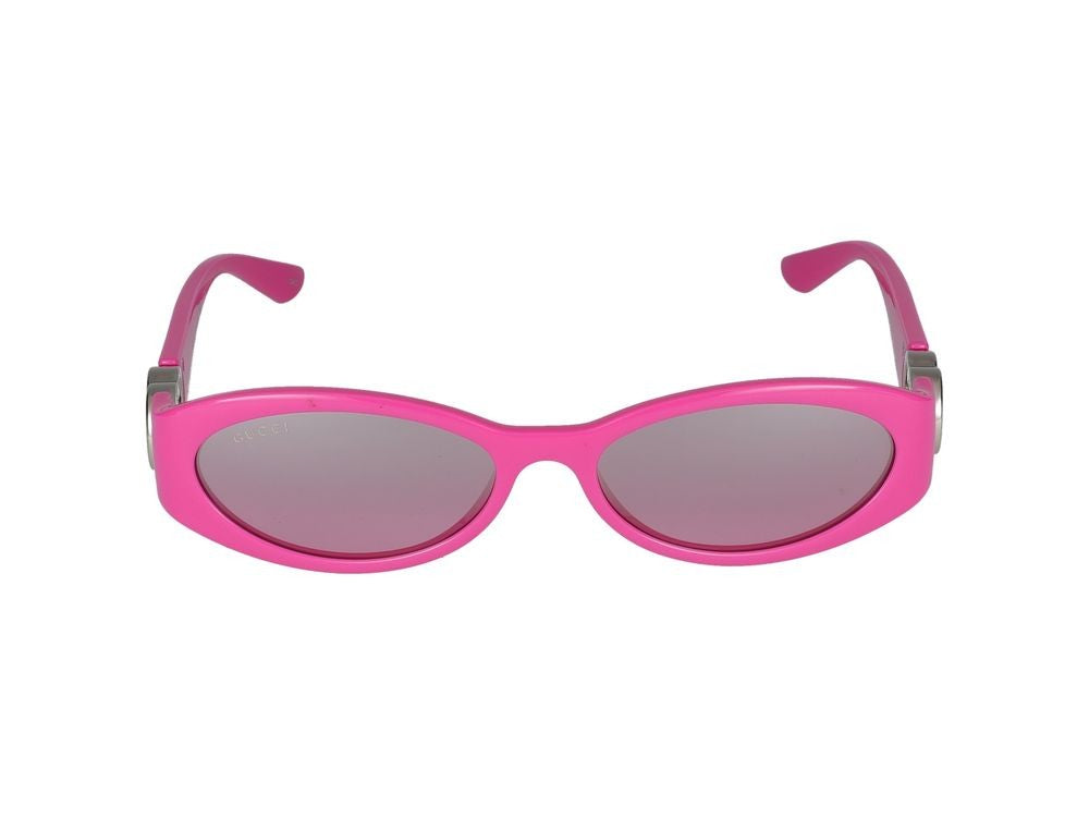 Gucci Fuchsia Gg1660s Rounded Frame Sunglasses