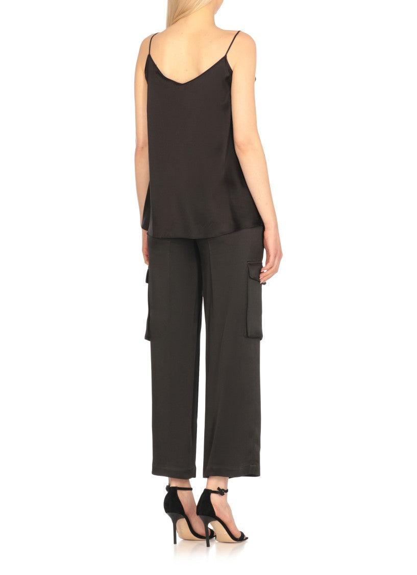 Antonelli Black Silk Top