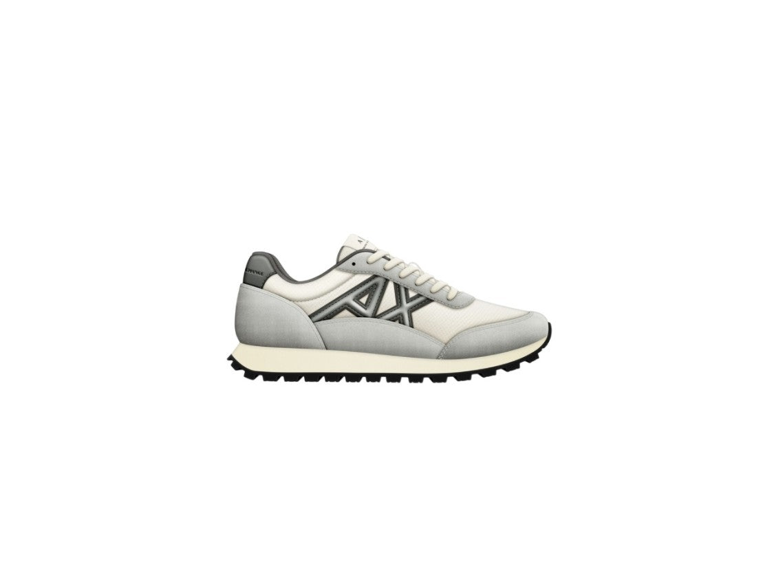 Armani Exchange Streamlined Sneaker With Textured Sole And Branding