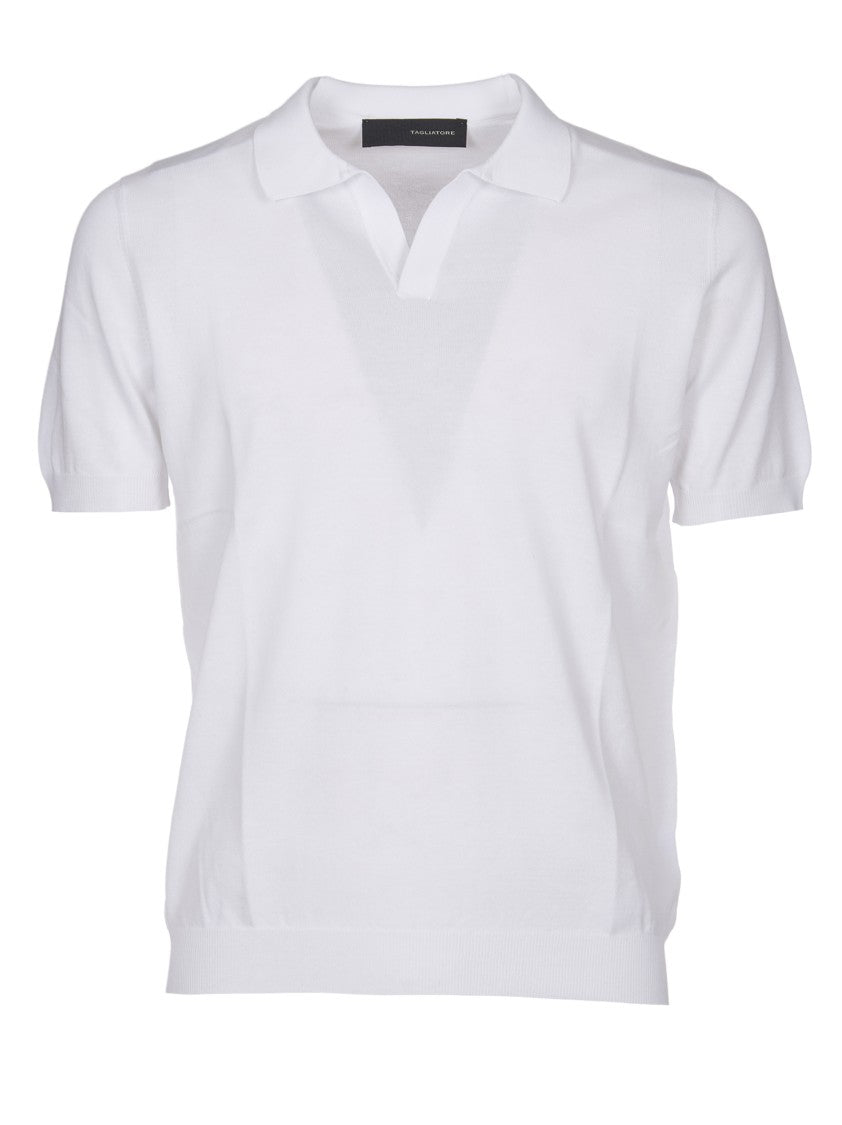 Tagliatore White Polo Shirt