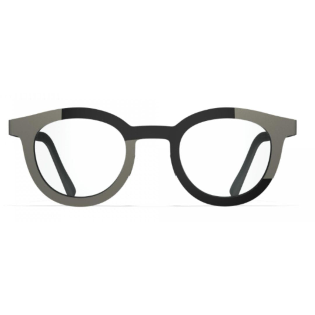 Blackfin Bf1055 Palau Modern Round Frame Eyeglasses With Two-Tone Design