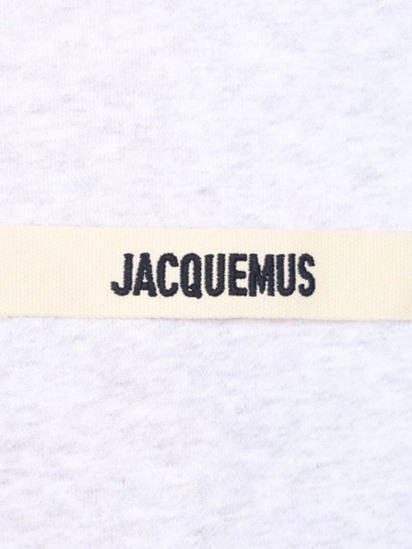 Jacquemus White Cotton Gros Grain Hoodie