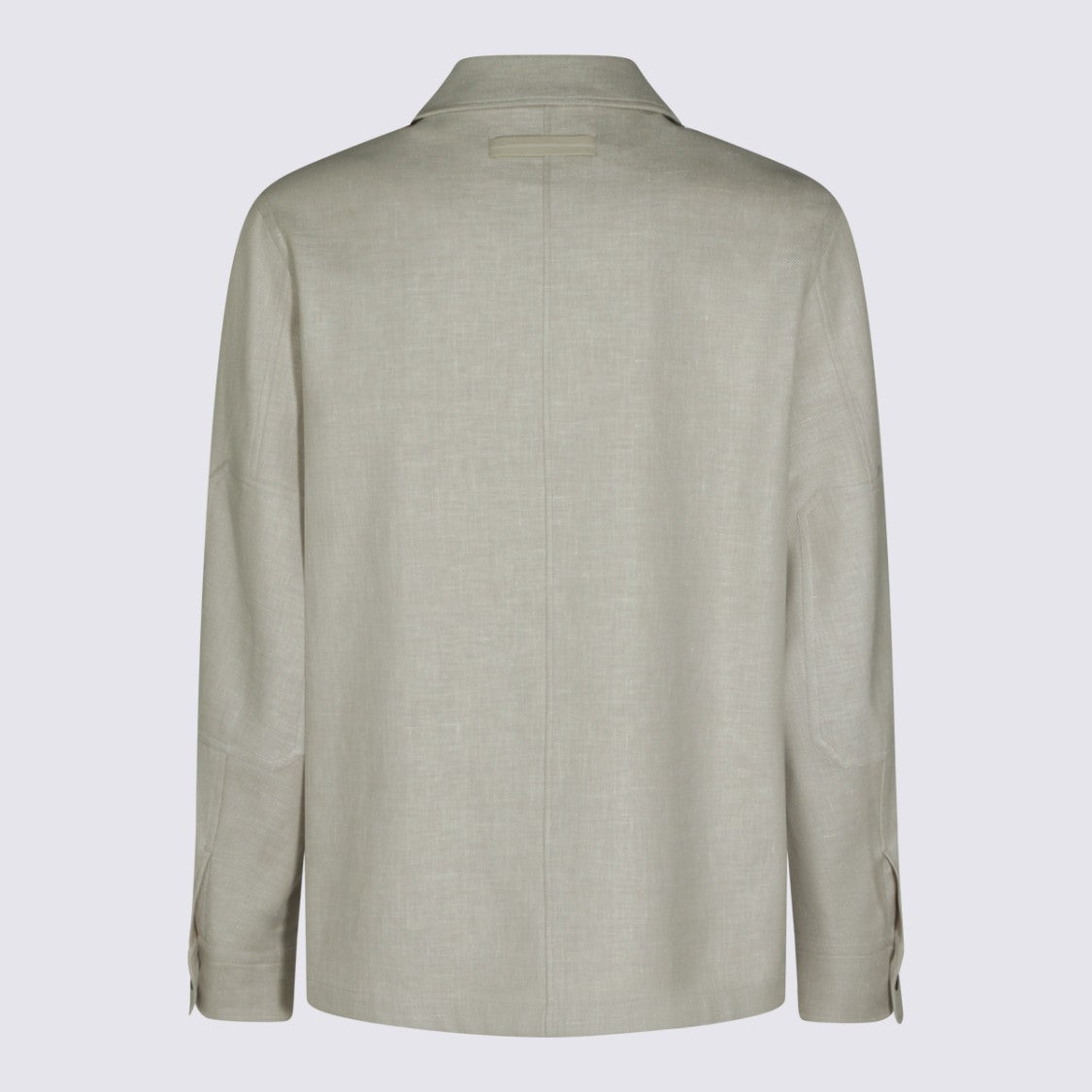 Zegna Textured Minimalist Jacket With Classic Details