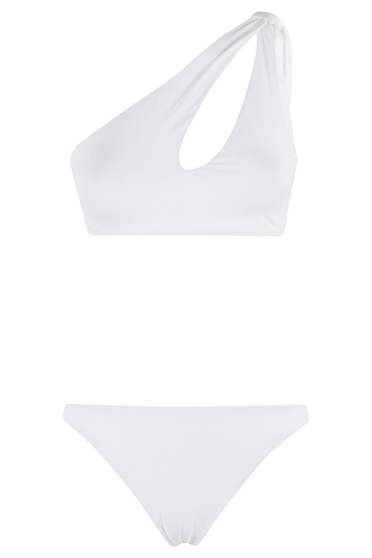 Federica Tosi One-Shoulder Knot Detail Bikini