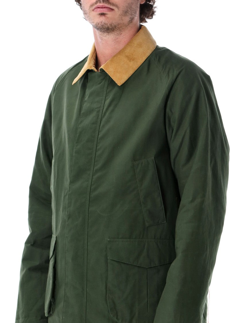 Fortela Bristol Waxed Cotton Corduroy Collar Jacket