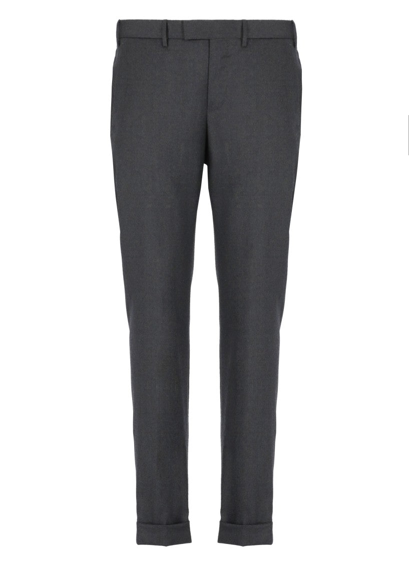 Pt Torino Anthracite Pt Torino Virgin Wool Trousers