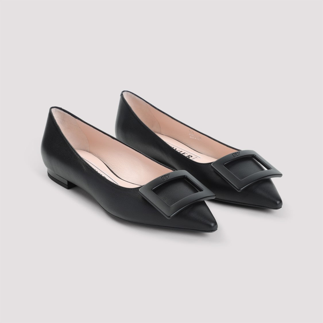 Roger Vivier Pointed Toe Ballet Flats