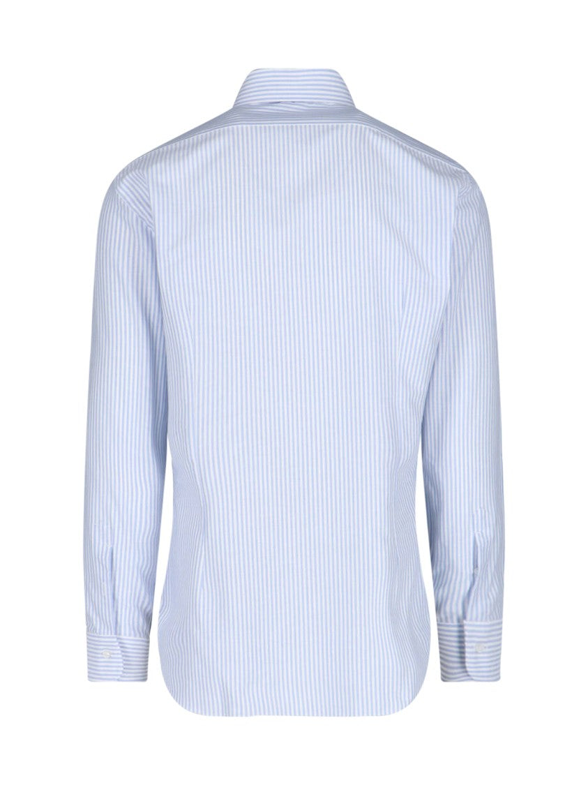 Barba Napoli I' Stripe Shirt – Light Blue