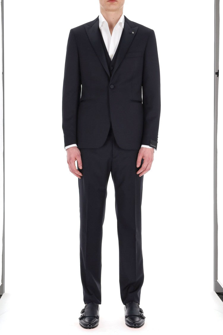 Tagliatore Bruce Super 110’S Wool Smoking Jacket
