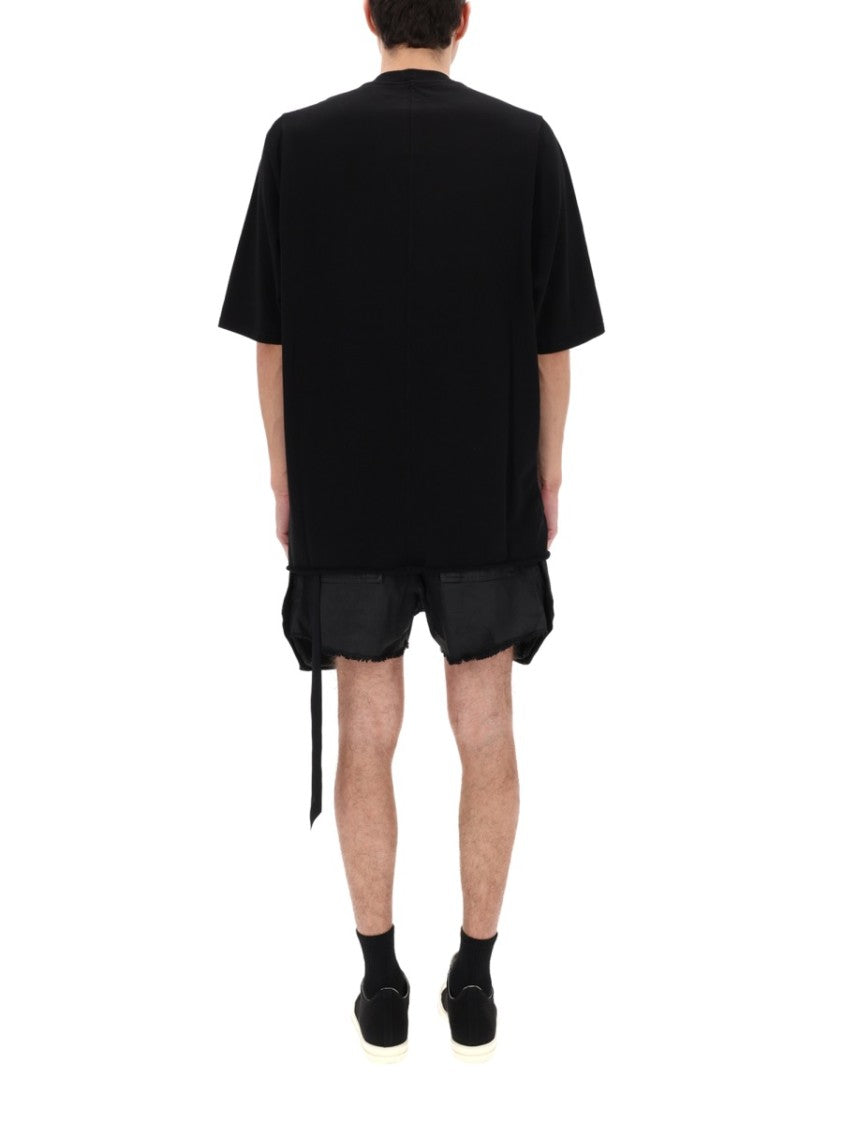 Drkshdw By Rick Owens Subhuman Jumbo Cotton Strap T-Shirt