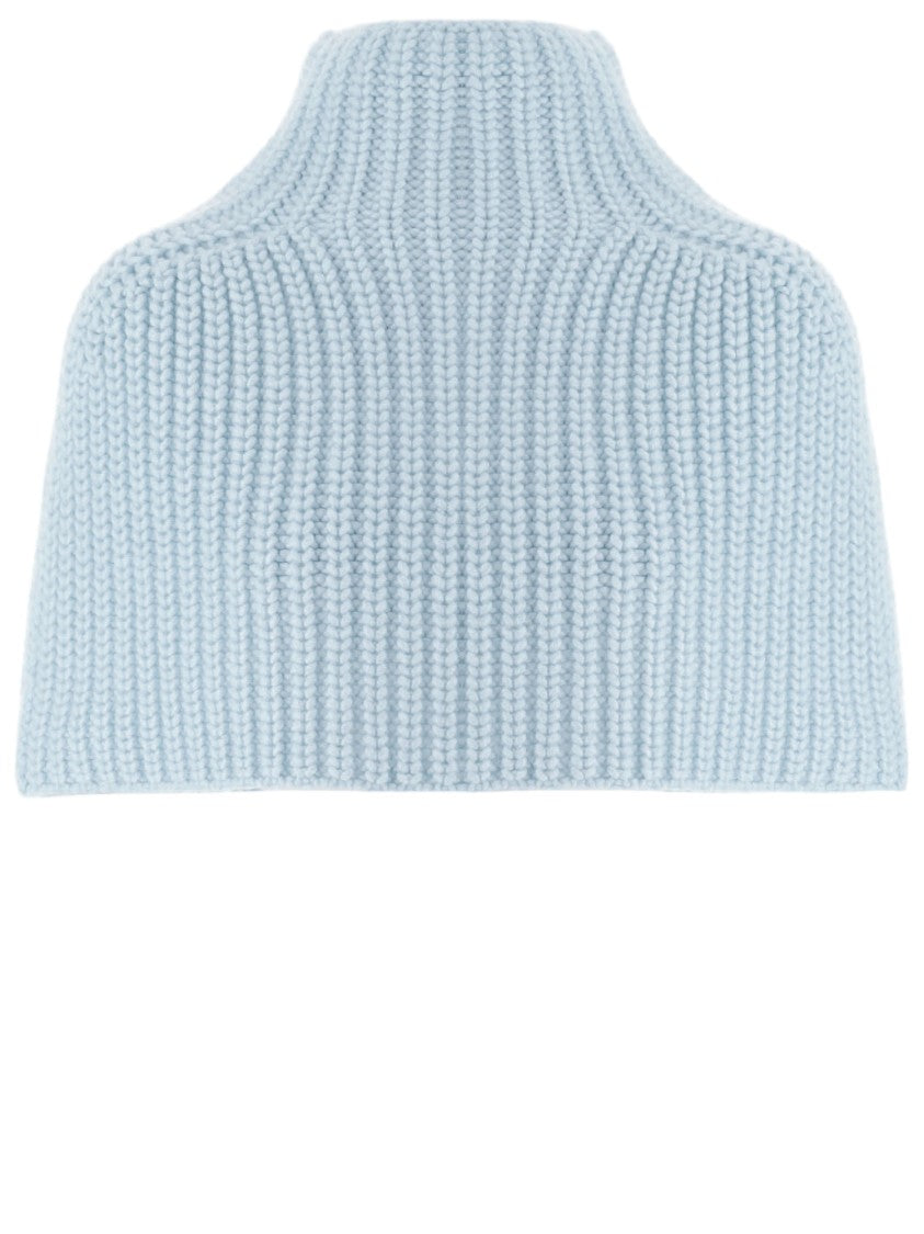 Sa Su Phi Light Blue High-Neck Cashmere Scarf