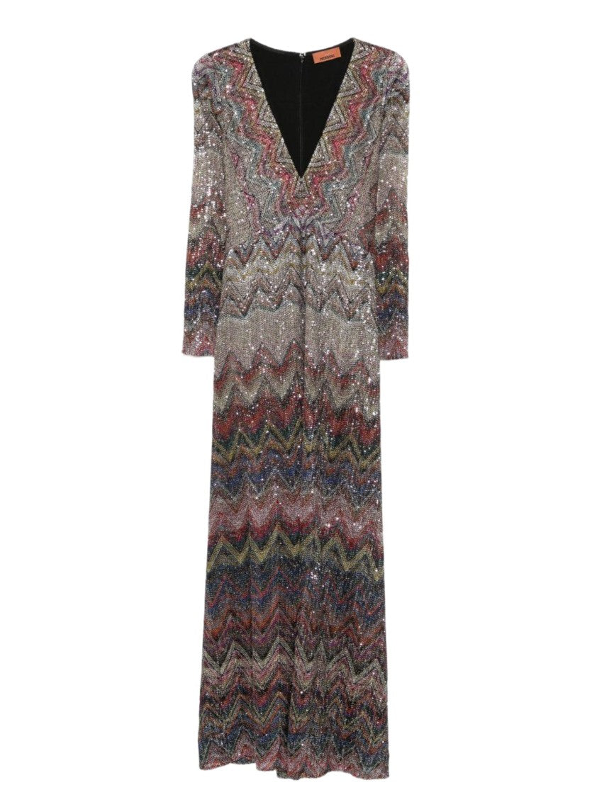 Missoni Long All-Over Sequin Dress
