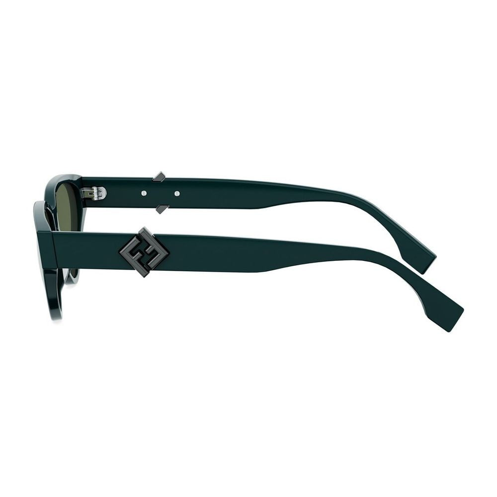 Fendi Ff Diamonds Triangular Cat-Eye Acetate Sunglasses