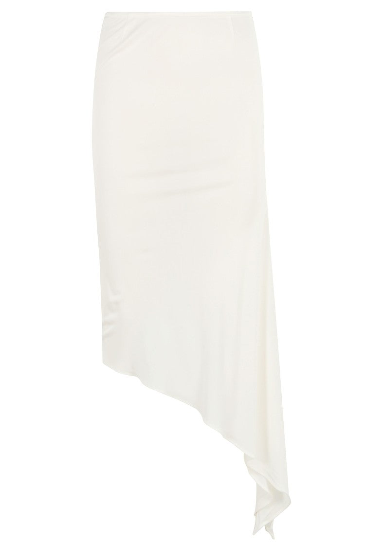 Francesco Murano Midi Skirt With Asymmetrical Pointed Hemline