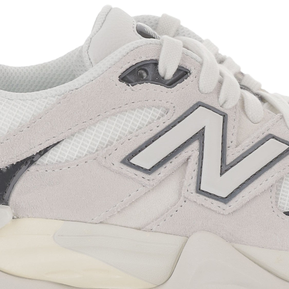 New Balance Black 9060 Multi-Layered Suede Panel Sneakers