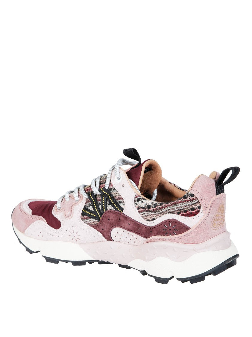Flower Mountain Yamano 3 Woolen Knit Suede-Blend Layered Sneakers