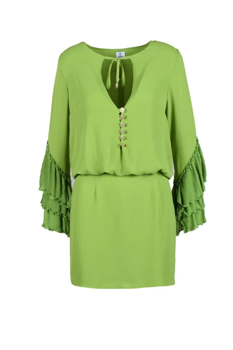 Gil Santucci Pistachio Polyester Dress